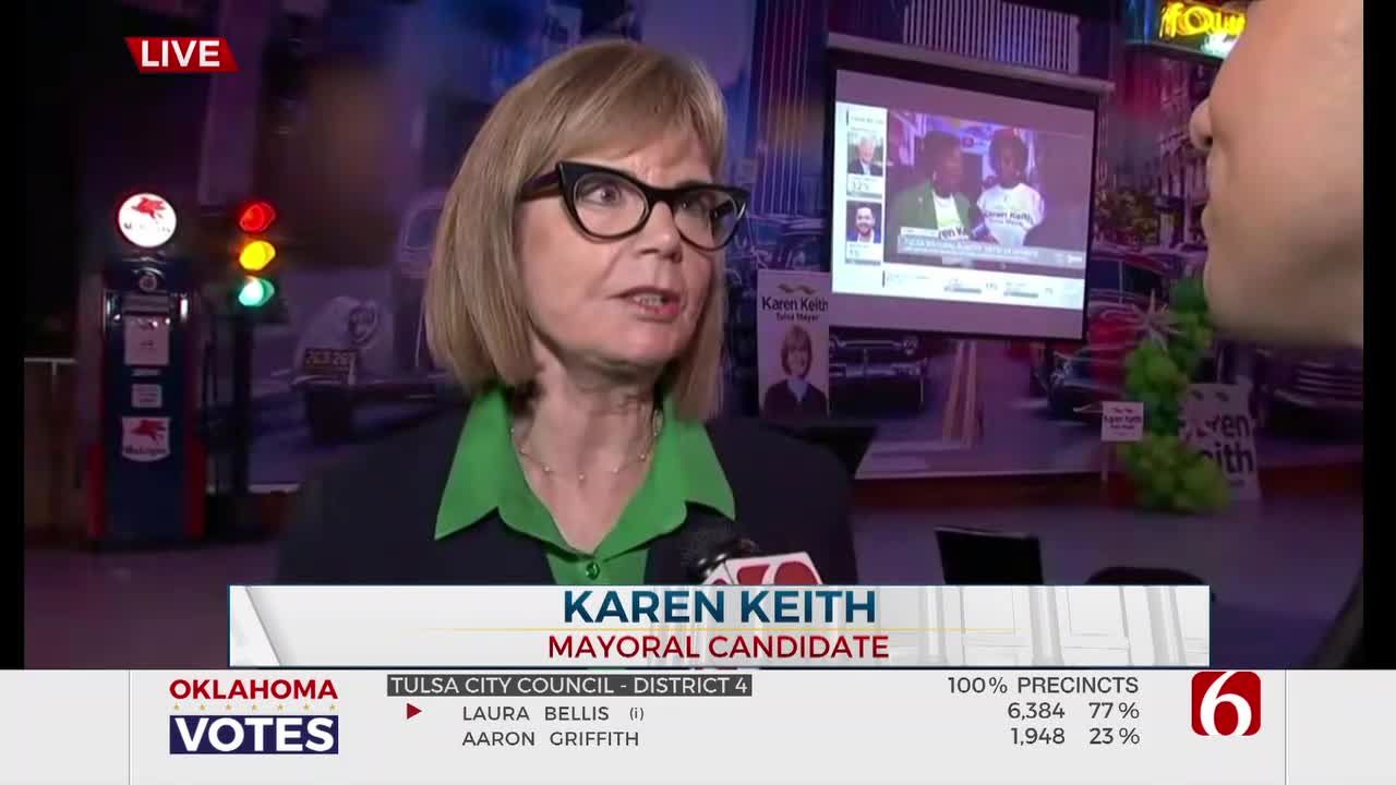 Ready To Get Back To Work:' Karen Keith Reacts To Tight Election Results For Tulsa Mayor