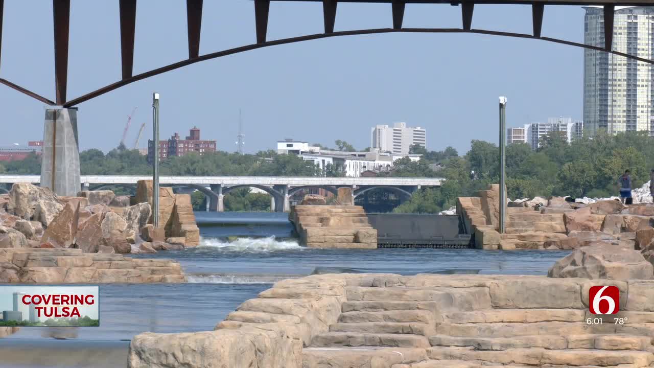 People Celebrate Grand Opening Of New Pedestrian Bridge