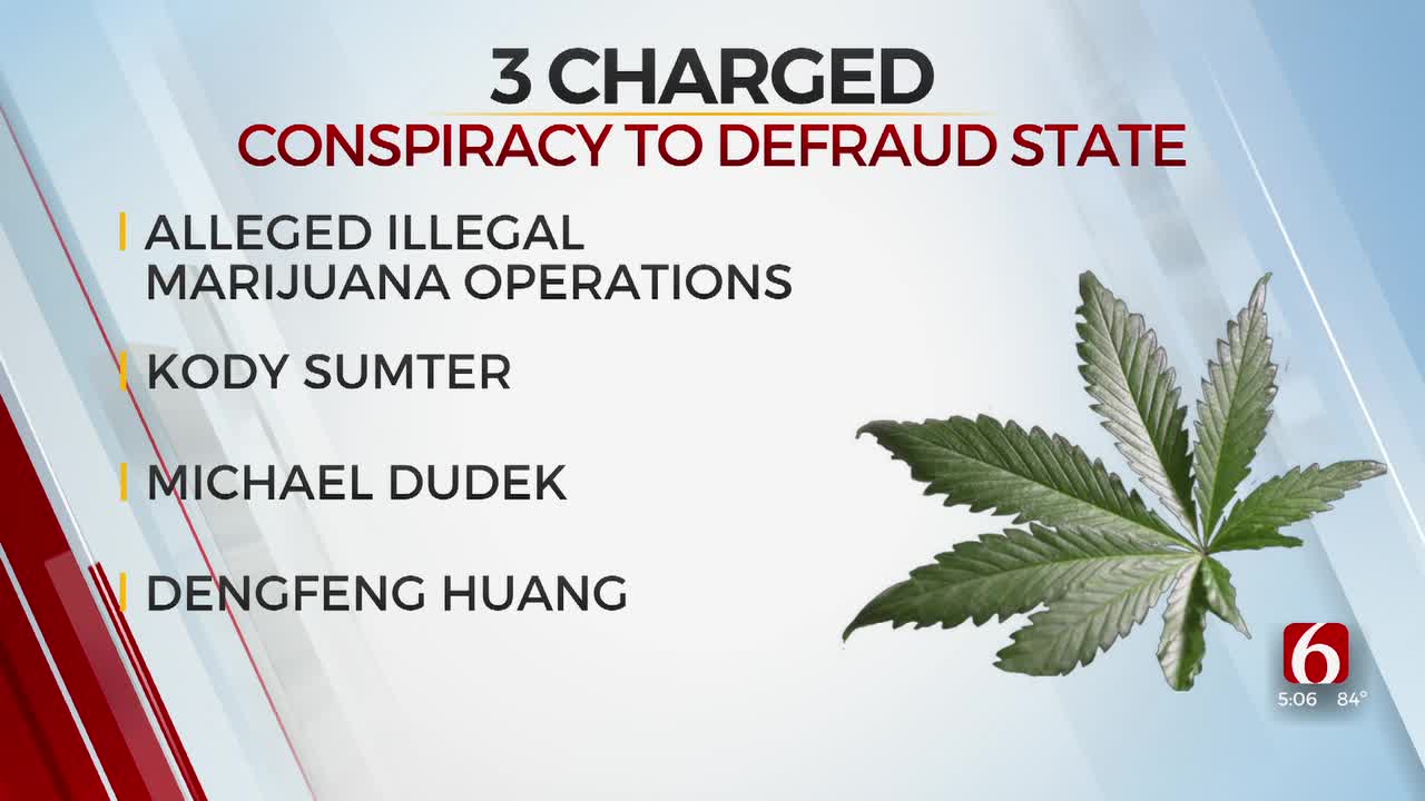 2 Tulsa Co. Residents, Third Suspect Charged In Conspiracy To Defraud State Through Use Of Illegal Grow Operations