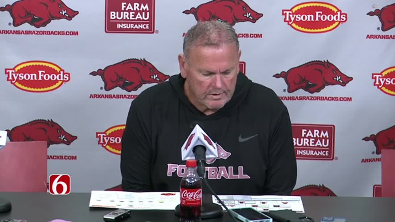 Arkansas Coach Sam Pittman Discusses OSU Game