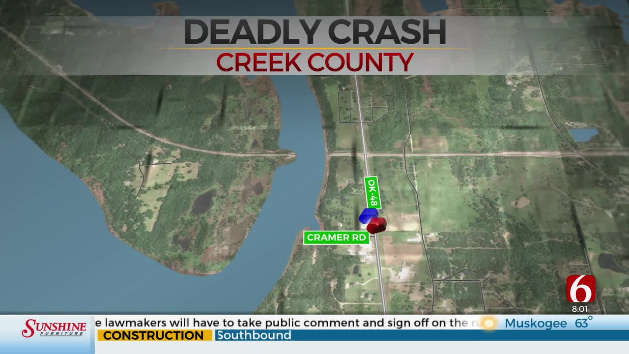 OHP: Man Killed, 4 Injured In Creek County Road Rage Crash