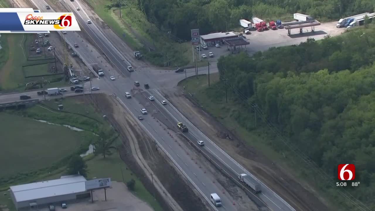 Construction Underway On Highway 75 In Glenpool