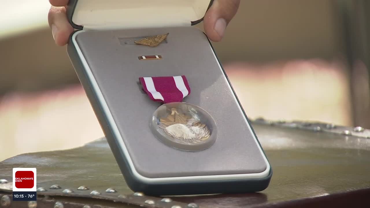 'A Gesture Of Kindness:' Oklahoma Man Reunited With Late Father's Military Medals