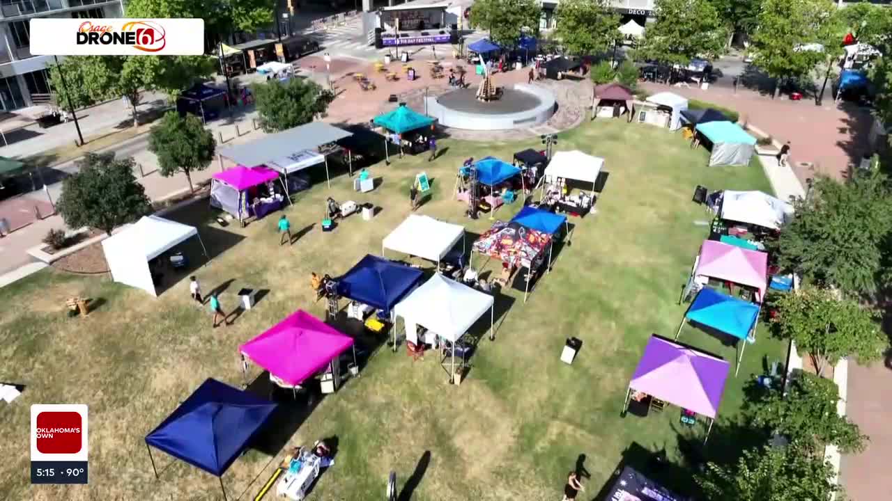 Tulsans Celebrate 918 Day At New Festival