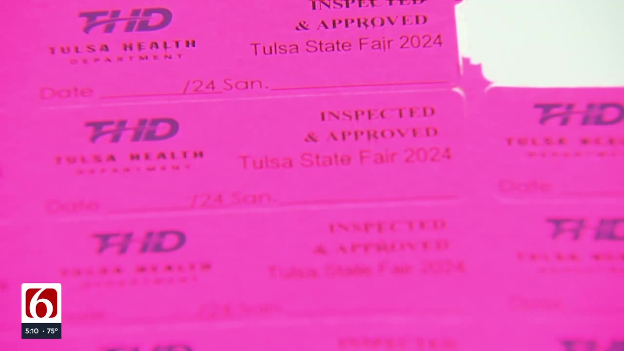 Tulsa Health Department Inspecting State Fair Food