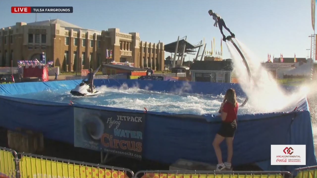 Nerveless Nocks Jetpack Flying Water Circus Is Back At The Tulsa State Fair