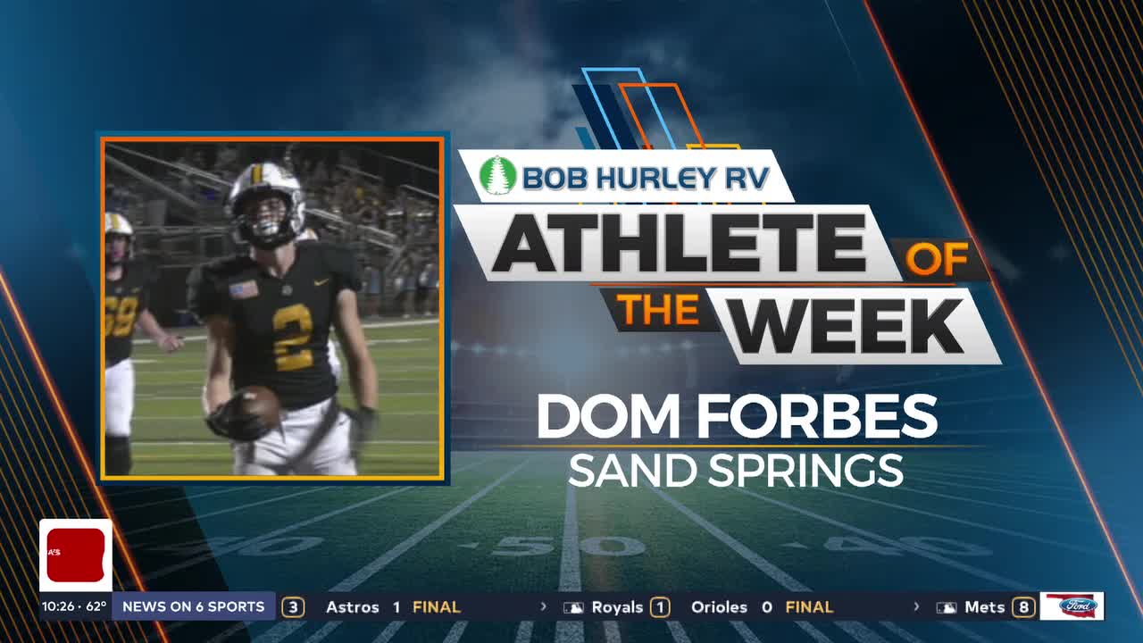 Bob Hurley RV Athlete Of The Week: Dom Forbes, Sand Springs