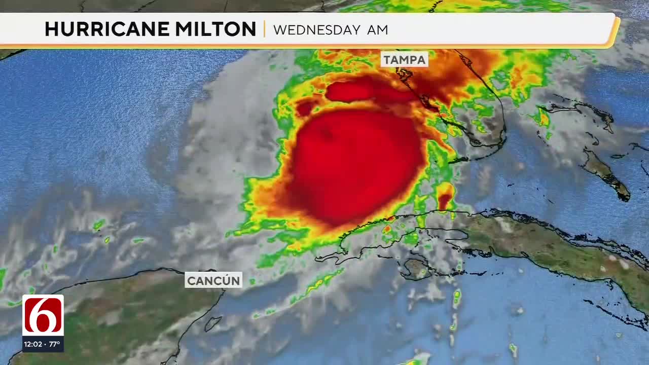 Hurricane Milton Dips To Strong Category 4 Storm As It Heads For Florida Landfall