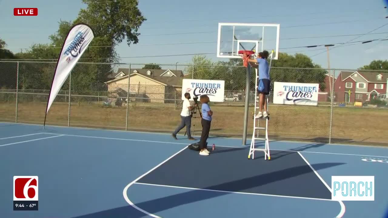 Thunder Dedicate New Community Court In Tulsa Before Preseason Game