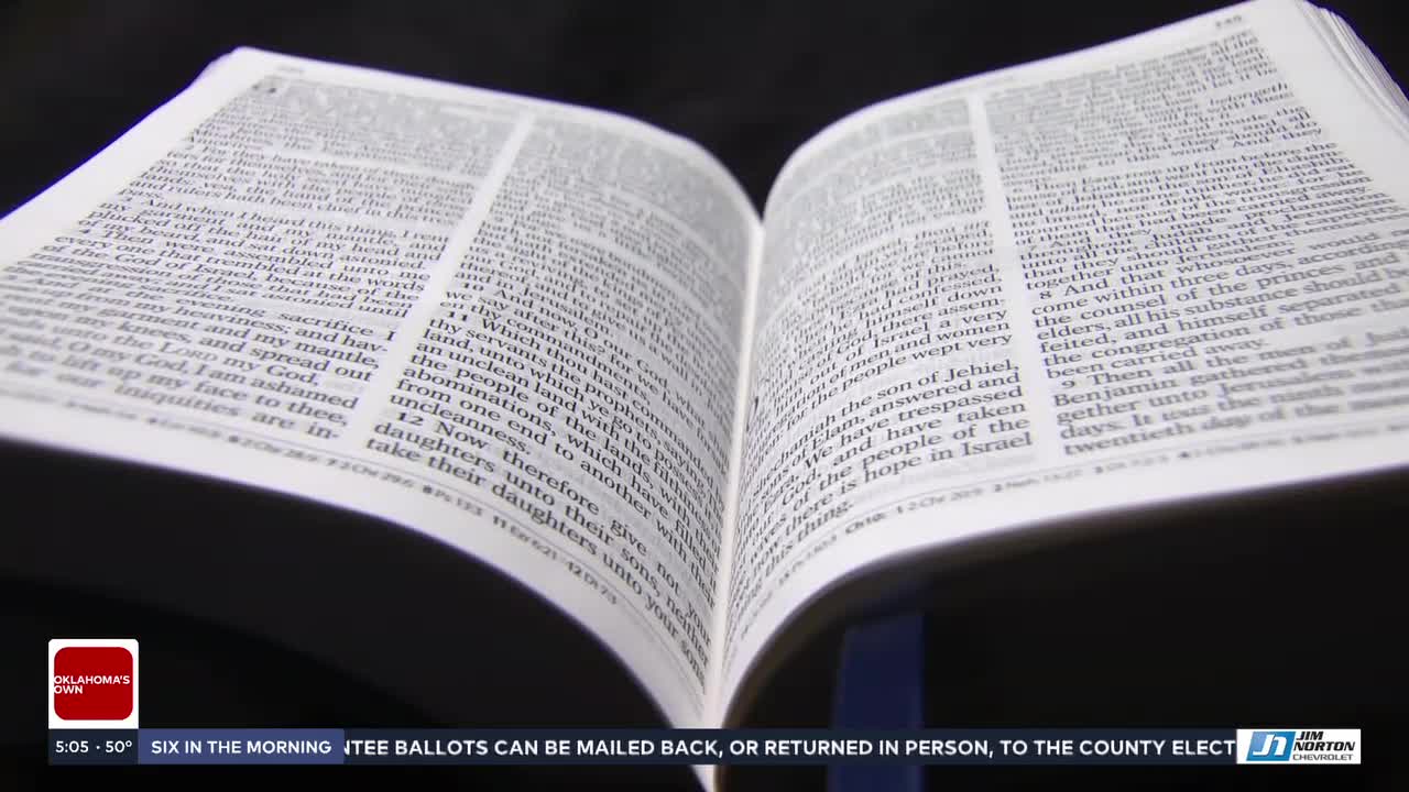 Deadline To Submit Bids On Supplying Oklahoma Classrooms With Bibles Arrives