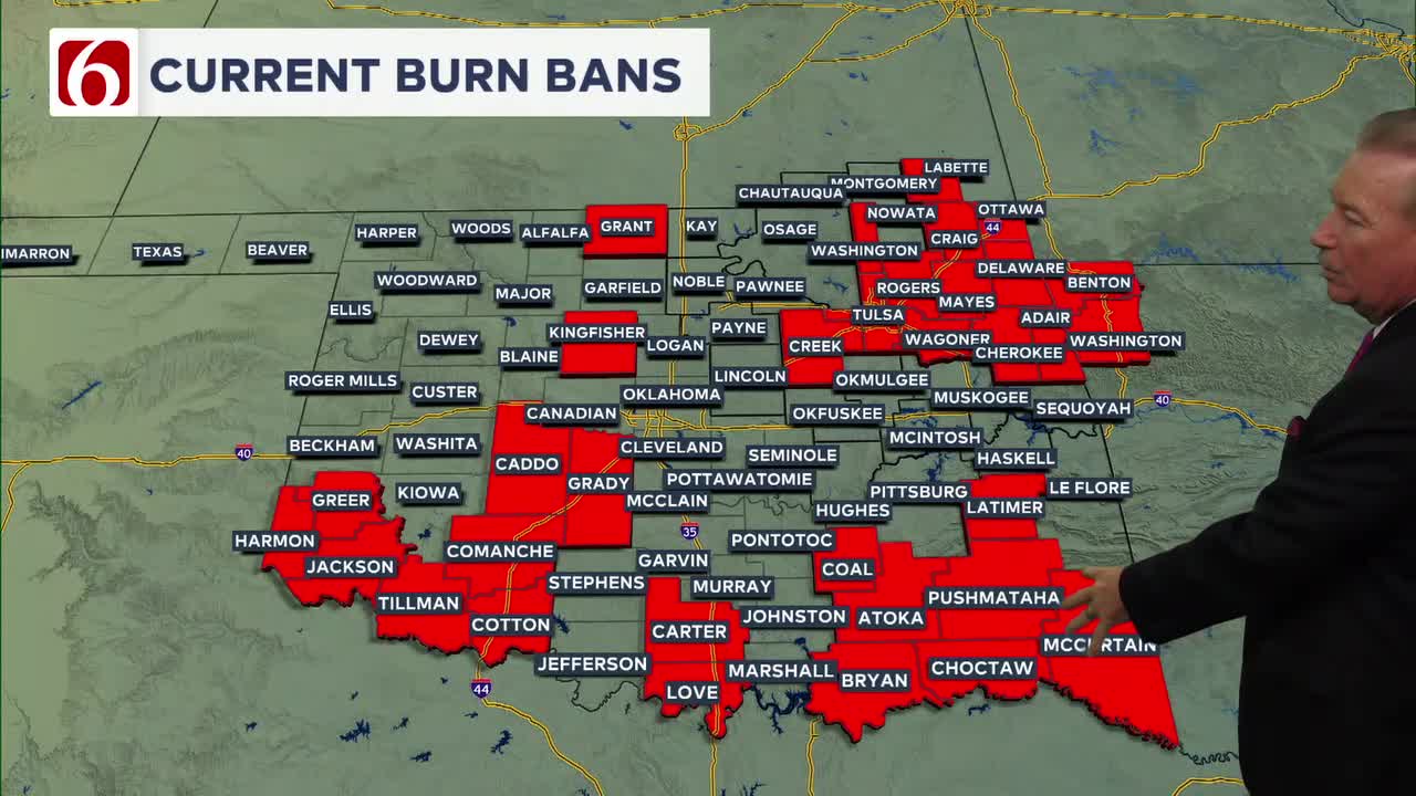 Burn Bans Issued Across Oklahoma Amid Dry, Drought Conditions