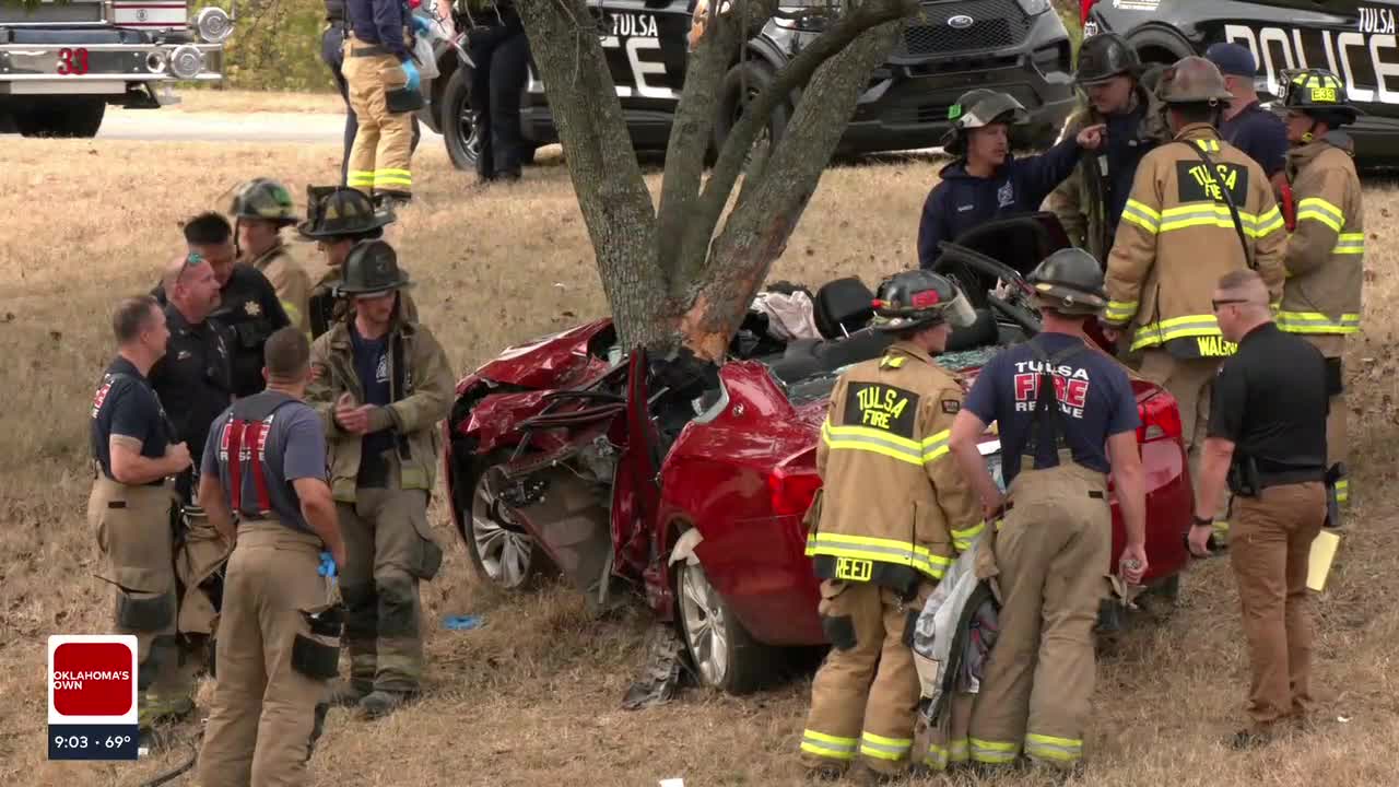 2 Injured In Possible Road Rage Crash Along Highway 169 In Tulsa