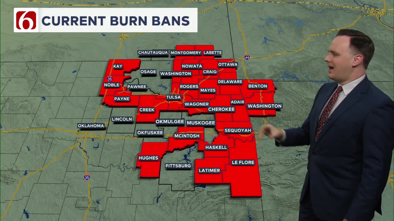 Burn Bans Remain Active Across Oklahoma Due To Drought Conditions, Strong Winds