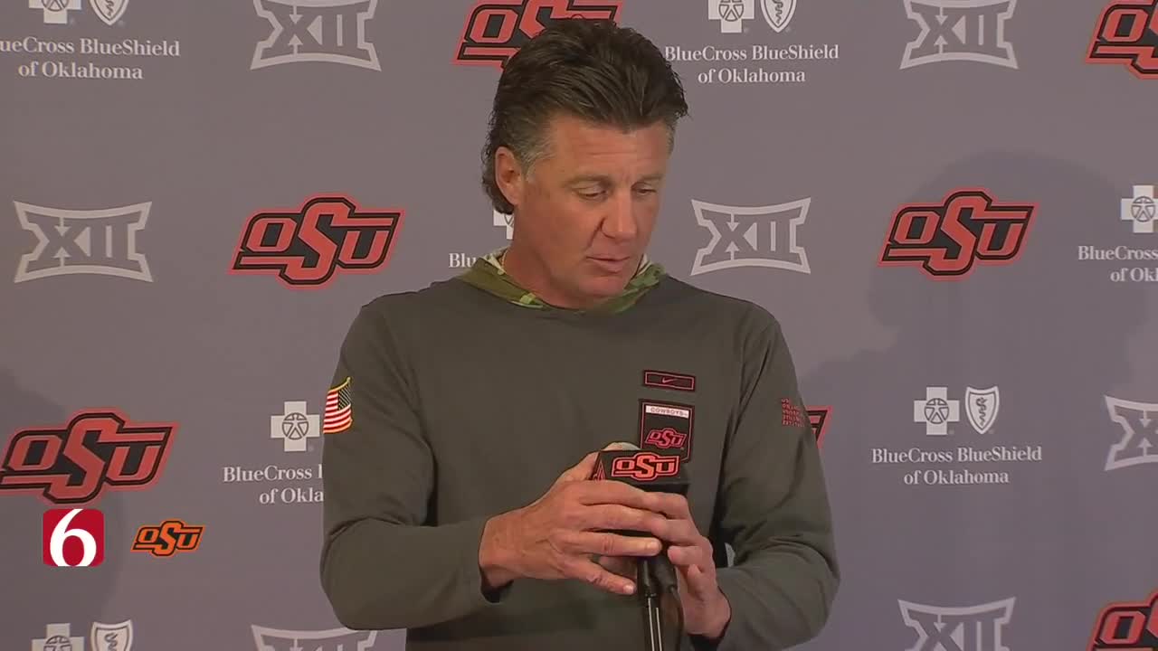 OSU Head Coach Mike Gundy Previews Saturday's Homecoming Game Against Arizona State