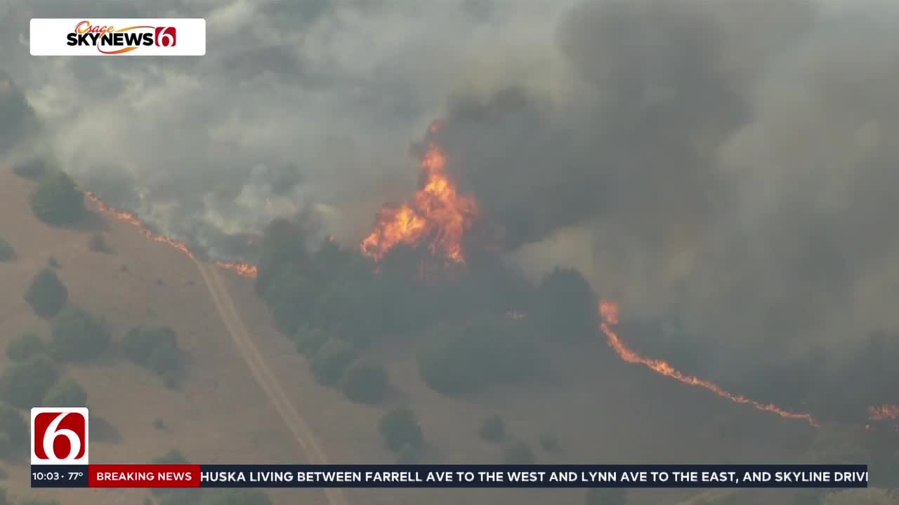 Homes Evacuated, Damaged Due To Wildfire In Osage County: 'Never Seen Anything Intense Like This'