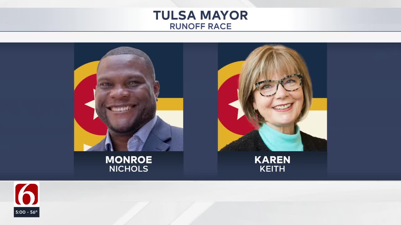 Monroe Nichols, Karen Keith Race For Tulsa Mayor In Runoff Election