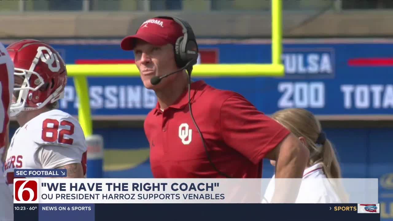 The Right Coach:' OU President Backs Brent Venables