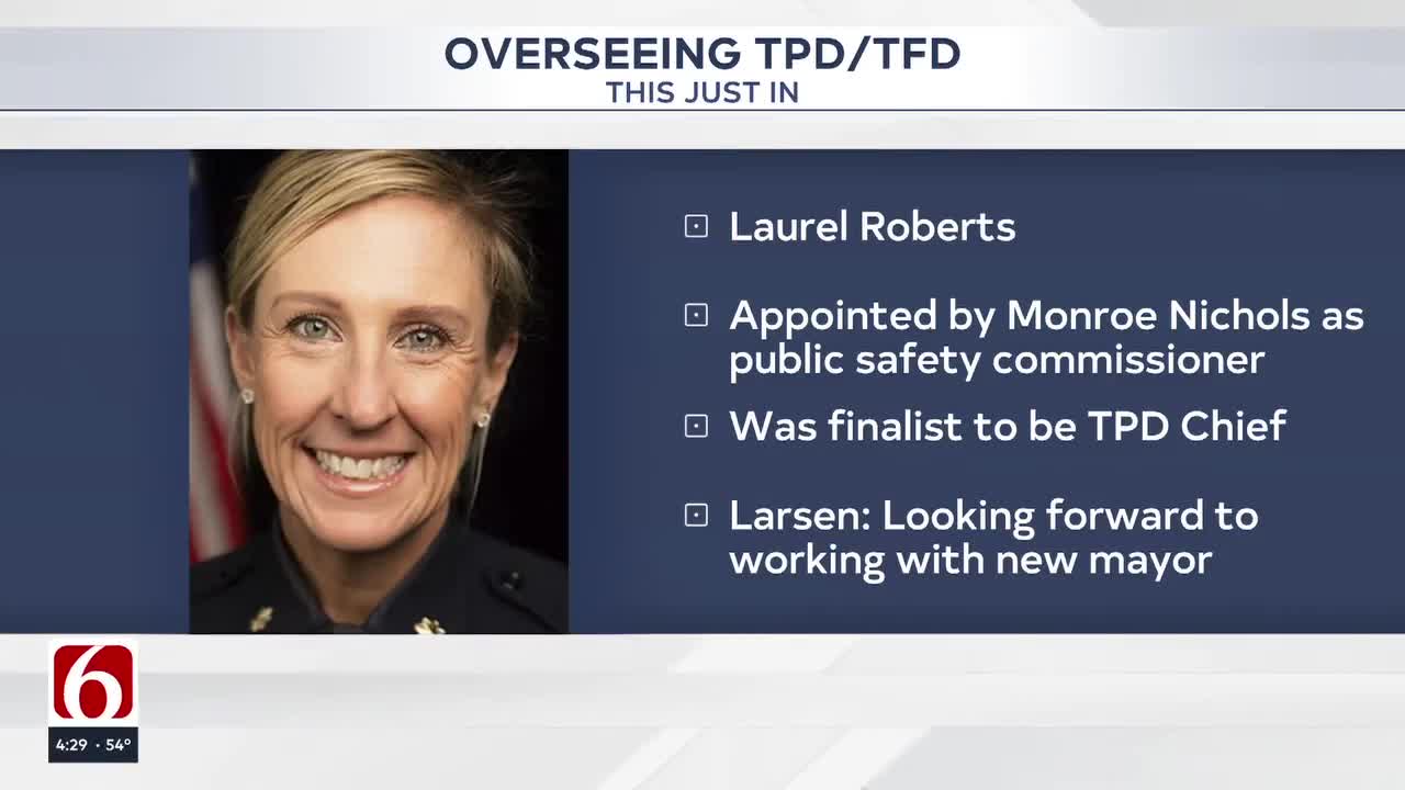 Monroe Nichols Appoints TPD's Laurel Roberts As Public Safety Commissioner