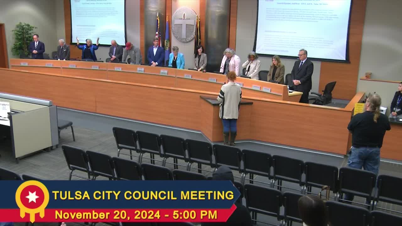 Tulsa City Council Invocation Video