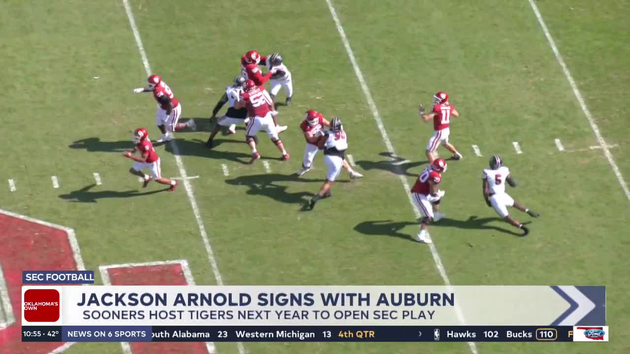 Former OU Quarterback Jackson Arnold Signs With Auburn Tigers