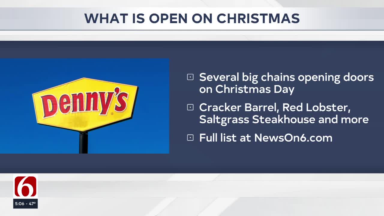 Which Oklahoma Restaurants & Grocery Stores Are Open On Christmas Day