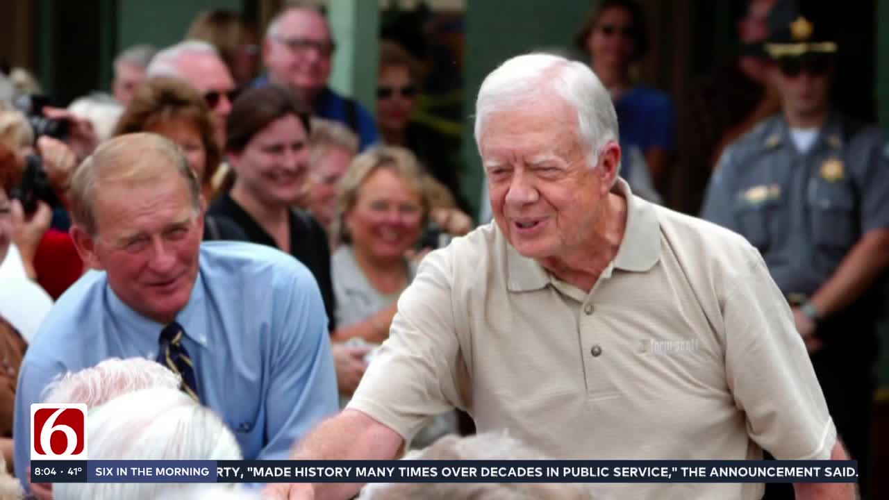 Jimmy Carter Honored In Georgia Today With Procession, Service