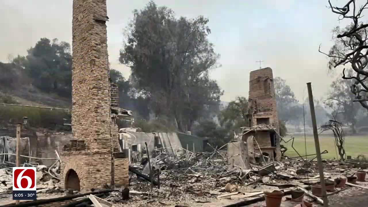 Former California Home Of Will Rogers Destroyed In Wildfire At Historic State Park