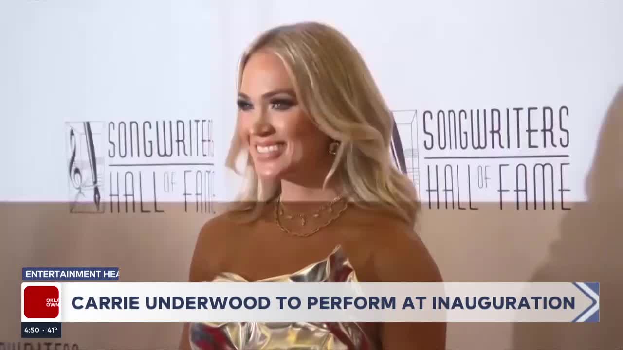 Oklahoma's Own Carrie Underwood To Perform At Trump’s Inauguration