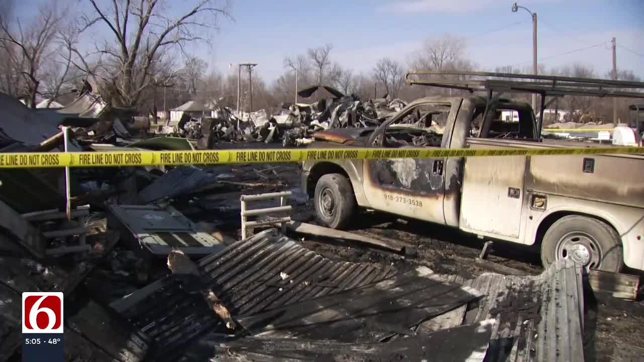 Fire Destroys Nowata Maintenance Barn, City Leaders Plan Recovery