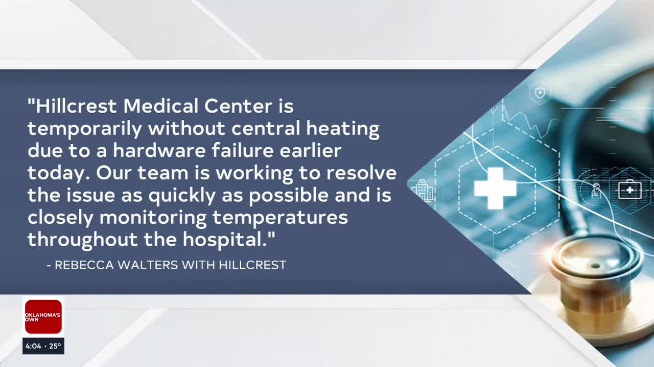 Hillcrest Medical Center without heat during brutal cold stretch in Tulsa