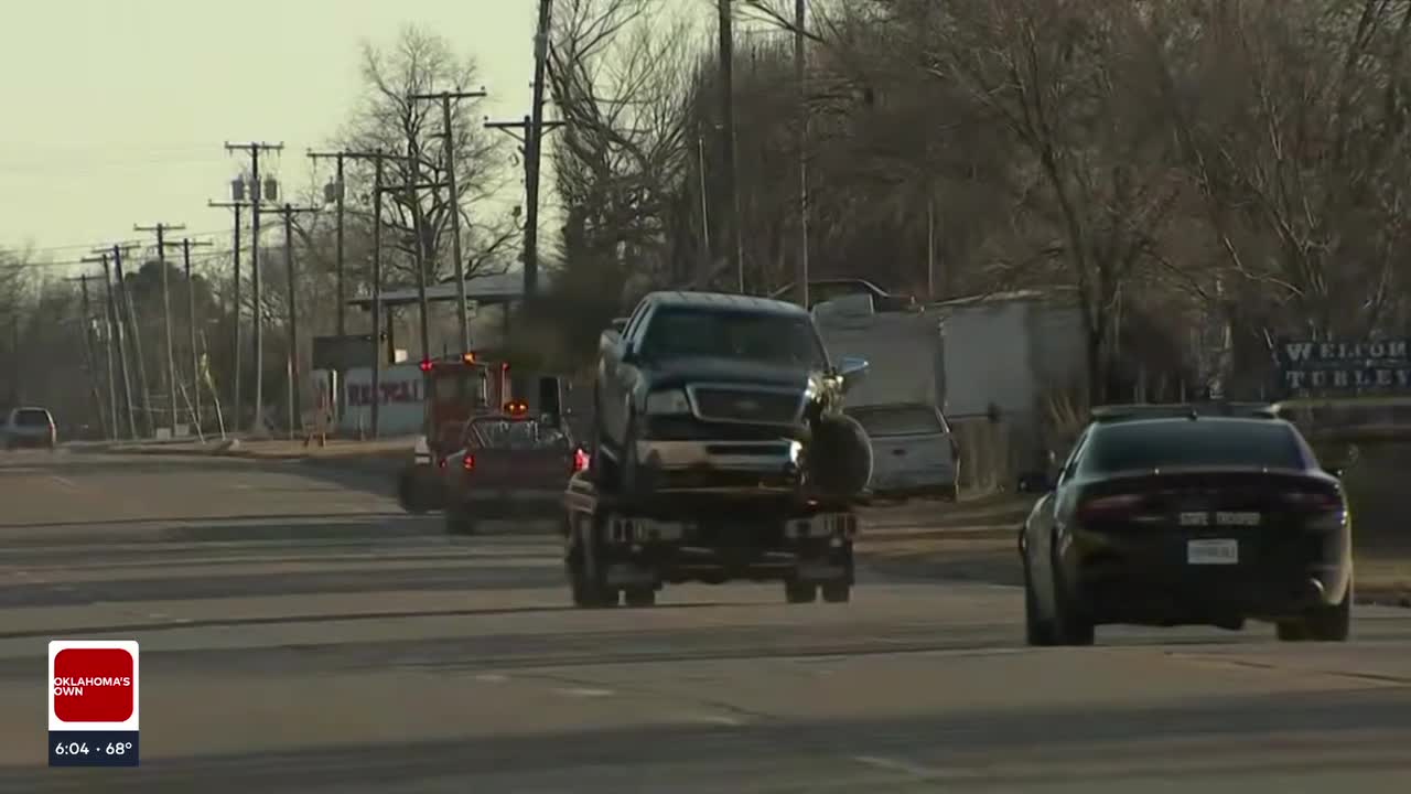 3 hospitalized from crash involving construction workers on Peoria Avenue