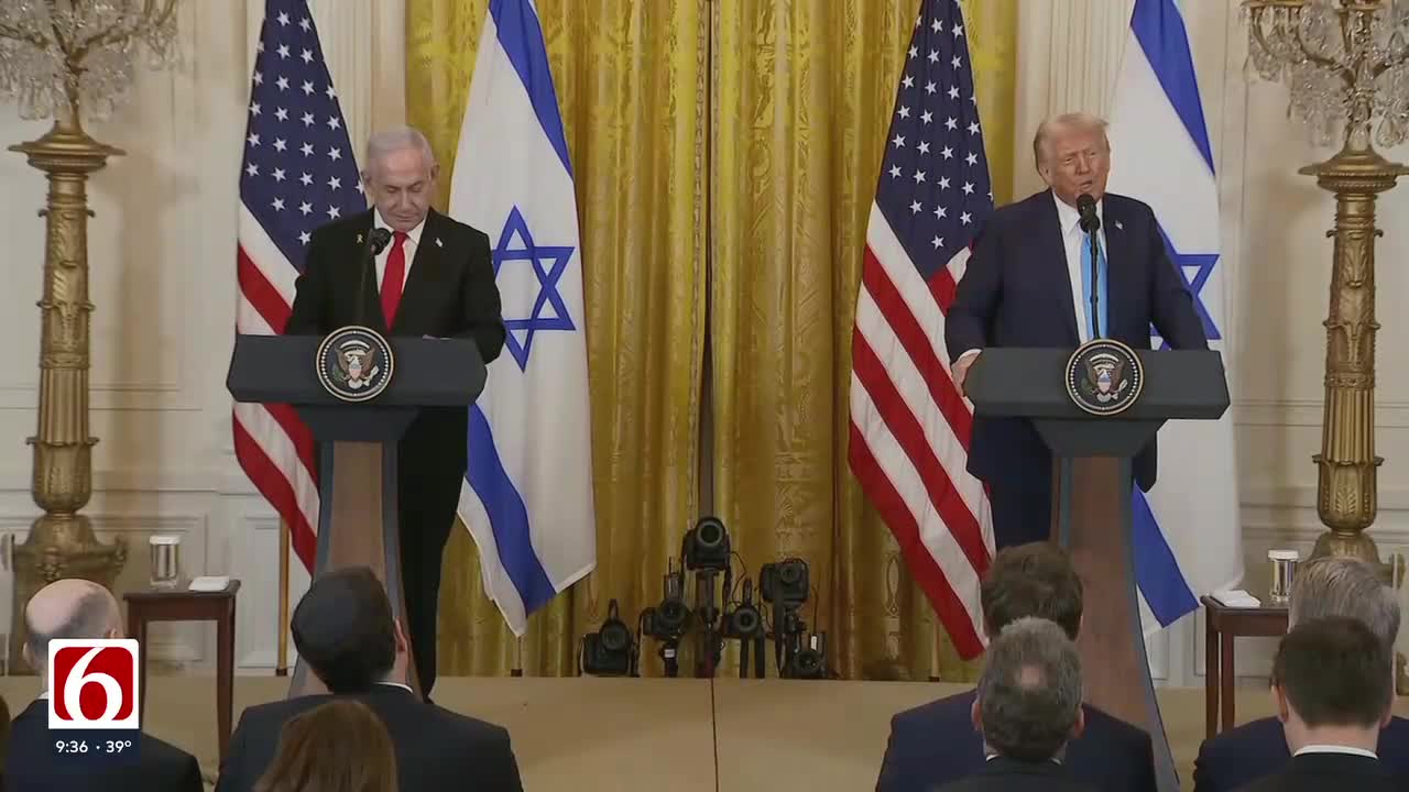 Trump says U.S. will 'take over the Gaza Strip' during news conference with Netanyahu