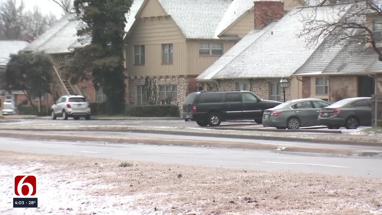 Tulsa crews working to clear roads amid freezing concerns