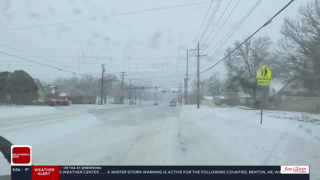 Tulsa road conditions: Police urge caution as winter weather, cold temps continue