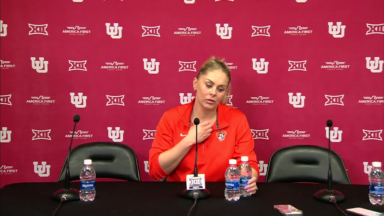 No. 24 Oklahoma State women beat Utah 68-64; Coach Jacie Hoyt addresses media