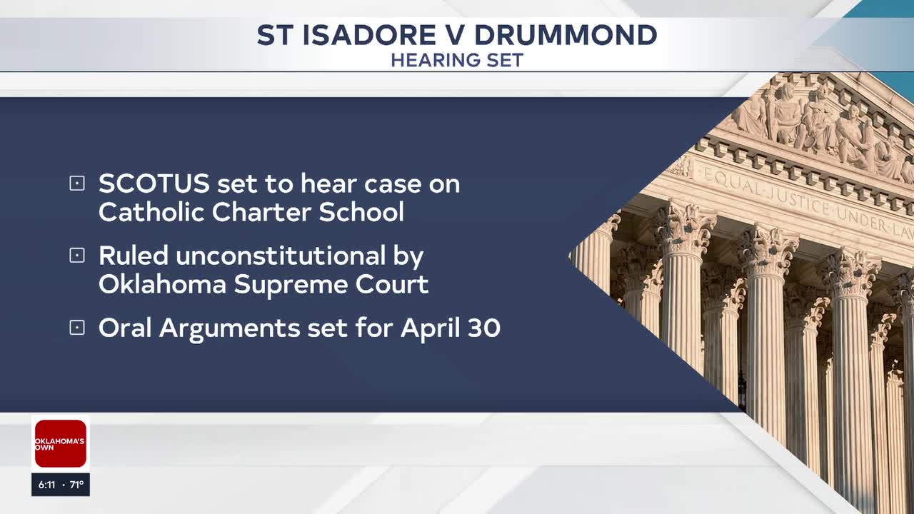 Supreme Court sets date to hear case on St. Isidore; First publicly-funded religious charter school