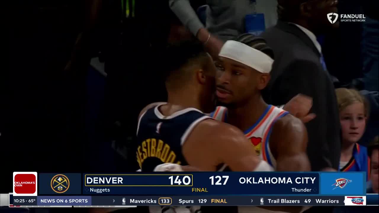 Jokic has 35 points and 18 rebounds to lead Nuggets past West-leading Thunder 140-127