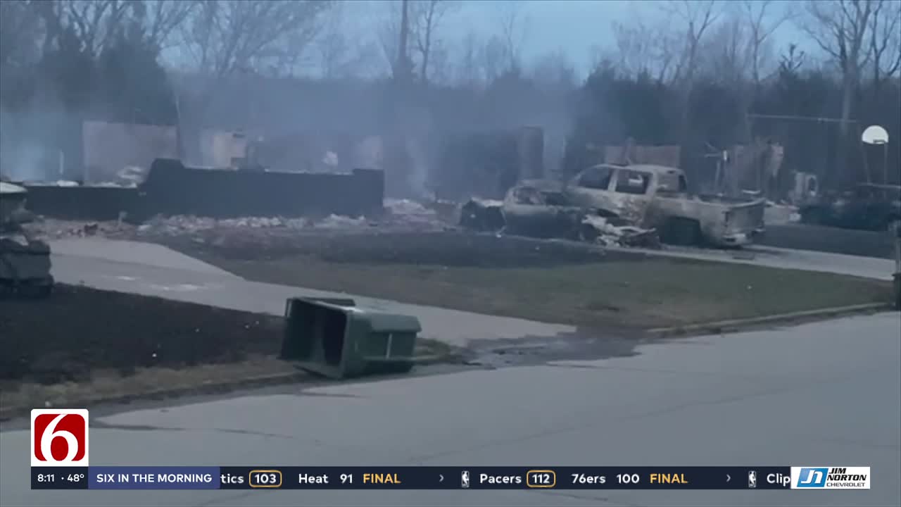 Mannford Residents Return to Devastation After Wildfire