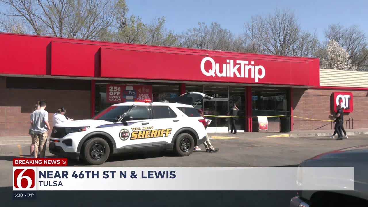 1 Injured in Shooting at Tulsa QuikTrip on North Lewis Avenue