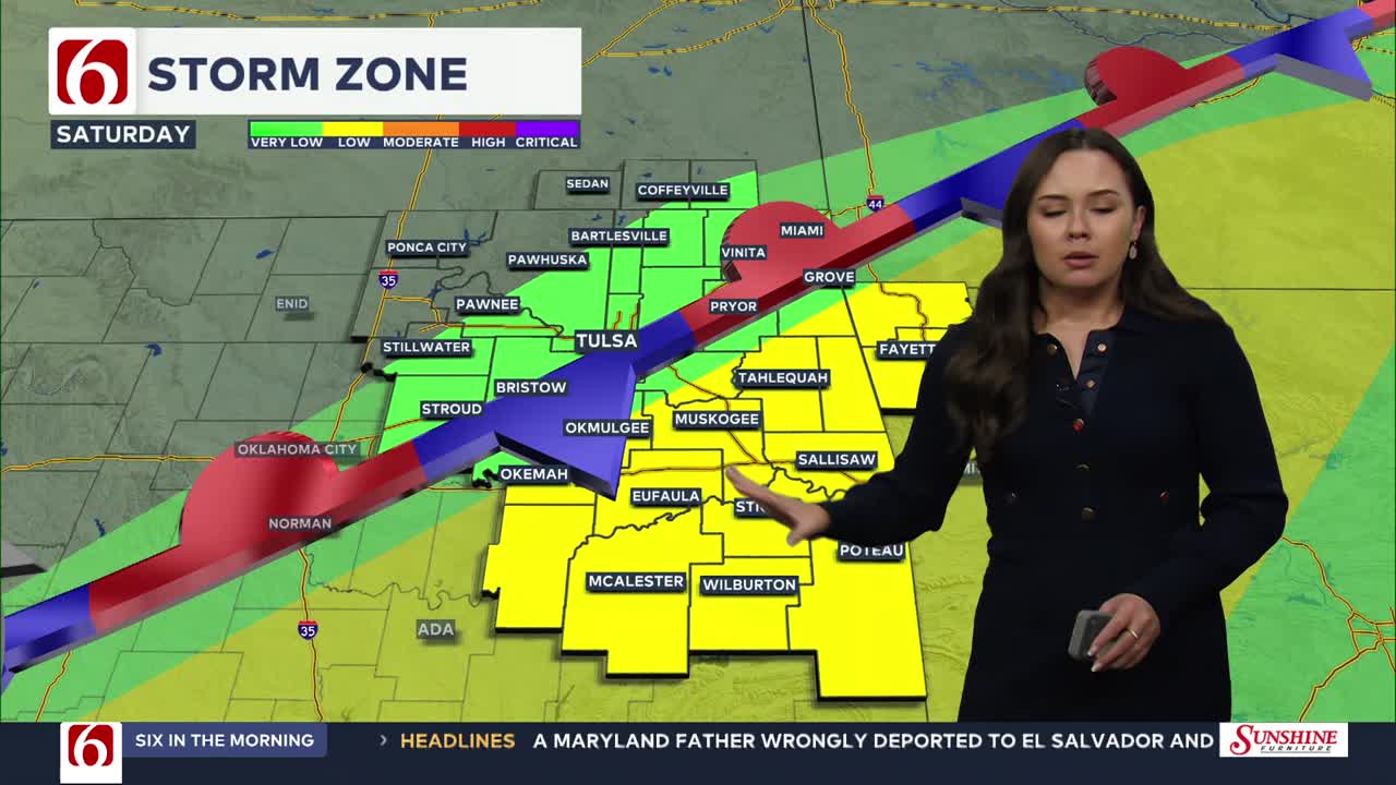 Chloe Arroyo's Saturday morning forecast