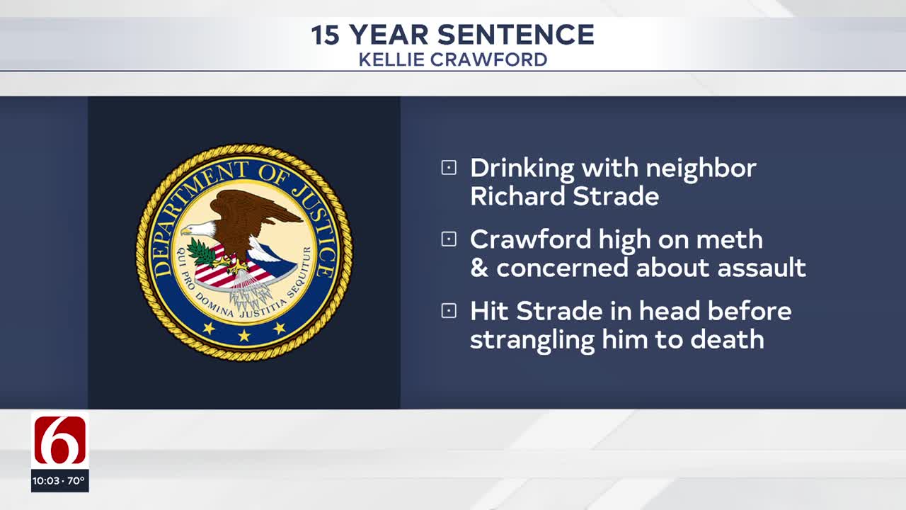 Grove woman sentenced to 15 years in prison for strangling neighbor to death in meth-fueled attack