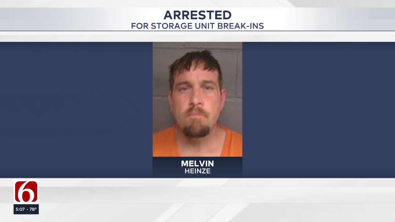 Pryor police arrest man accused of storage unit burglaries