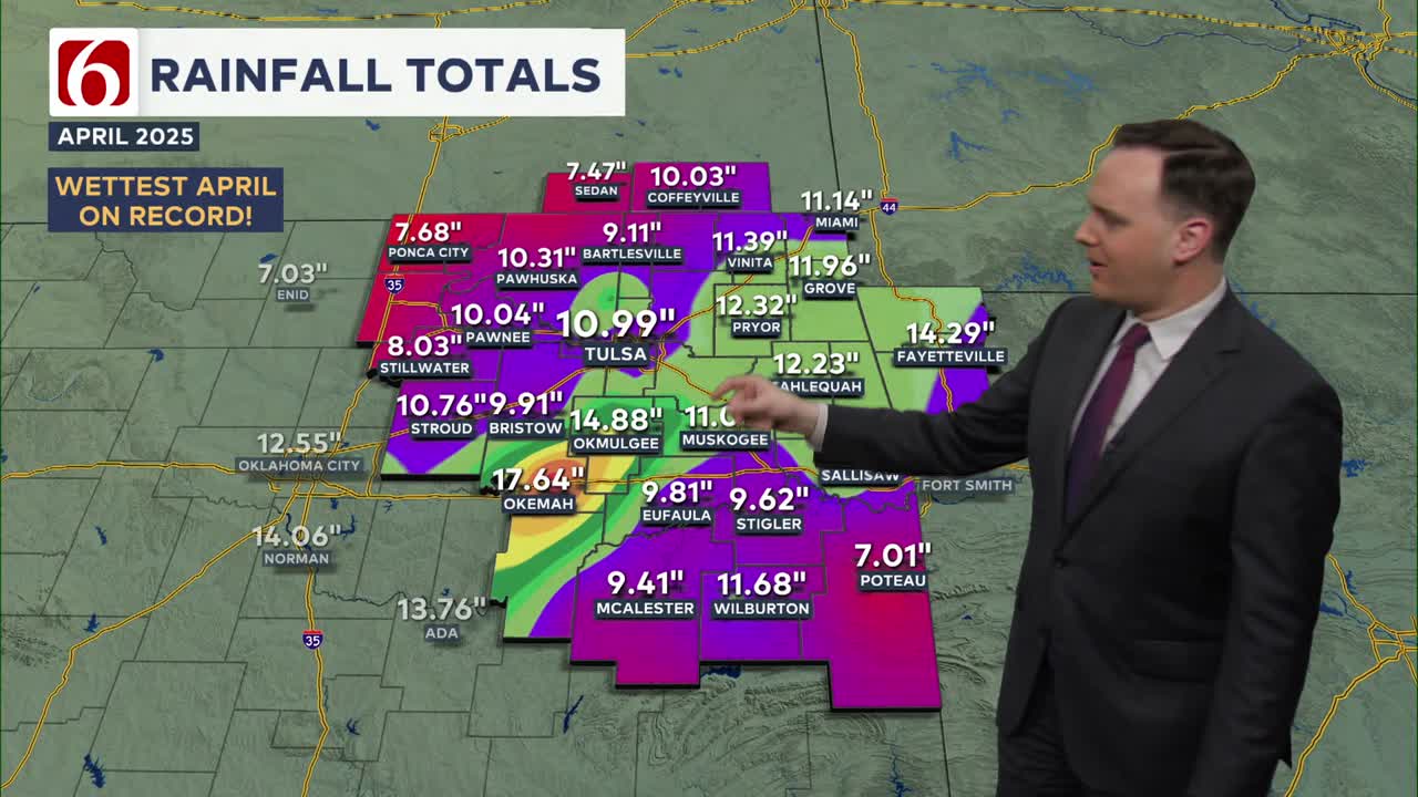 April 2025 Becomes Wettest Month on Record for Tulsa, Oklahoma