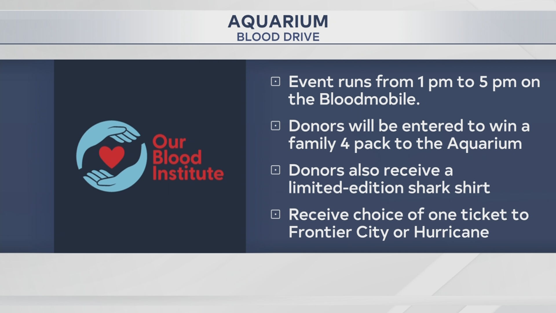 6 things to know about the shark-themed blood drive at the Oklahoma Aquarium