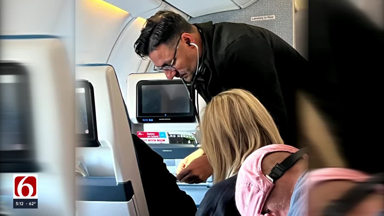 Tulsans save man's life on flight home from Ugandan mission trip