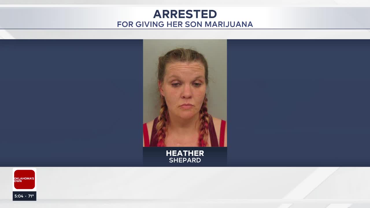 Turley woman arrested, accused of buying marijuana for teen son