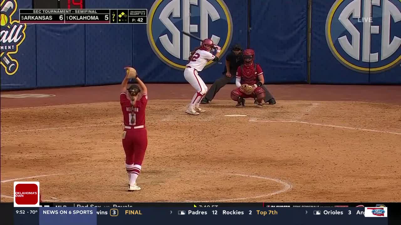 OU softball makes history with largest SEC tournament comeback, topples ...