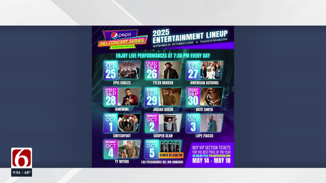 11 Days Of Awesome: Tulsa State Fair concert lineup announced