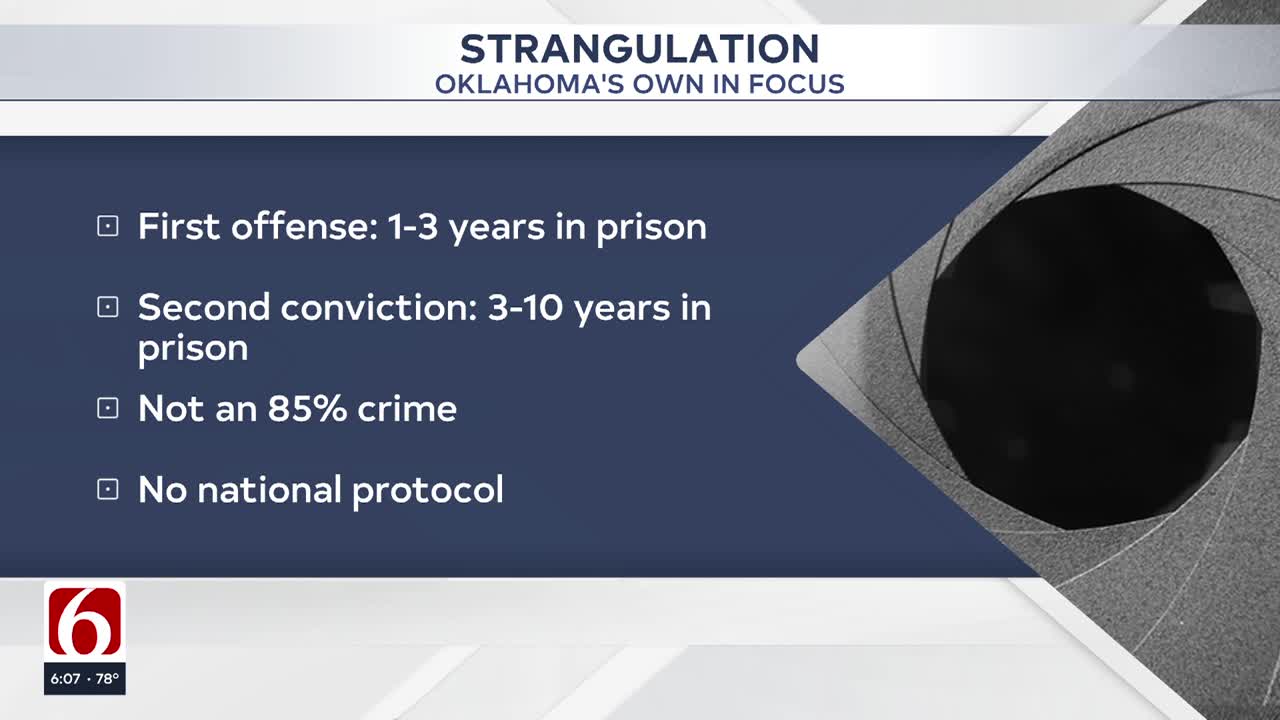 Oklahoma’s strangulation laws: penalties, training gaps, and inconsistencies