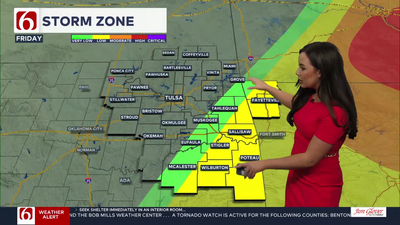 Chloe Arroyo's Friday afternoon forecast